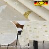 Weihnachtstischdecke Stofftischdecke Tischwäsche abwaschbar Tischtuch Baumwolle Polyester Weihnachtsbaum – 90x130cm, Schnittkante