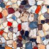 Küchenläufer Teppich Läufer Küchenteppich rutschfest abwaschbar Mosaiksteine