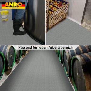 PVC Boden Bodenbelag Vinylboden Riffelblech Tränenblechoptik Silber 1mm Meterware 140cm Breite