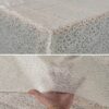 Abwaschbare Tischdecke Lace Vinyl Häkelspitze Optik Spitzentischdecken Blumen Beige – 100x138cm