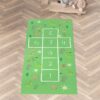 Spielmatte Teppich Läufer Flur Hüpfspiel Hüpfkästchen Spielteppich abwaschbar Hinkepott 75x161cm