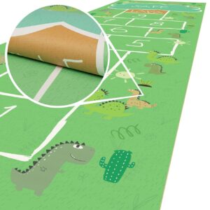 Spielmatte Teppich Läufer Flur Hüpfspiel Hüpfkästchen Spielteppich abwaschbar Hinkepott 75x161cm