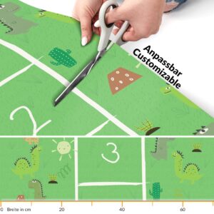 Spielmatte Teppich Läufer Flur Hüpfspiel Hüpfkästchen Spielteppich abwaschbar Hinkepott 75x161cm