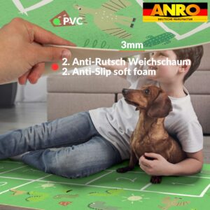 Spielmatte Teppich Läufer Flur Hüpfspiel Hüpfkästchen Spielteppich abwaschbar Hinkepott 75x161cm