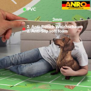 Spielmatte Teppich Läufer Flur Hüpfspiel Hüpfkästchen Spielteppich abwaschbar Hinkepott 75x161cm