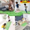 Spielmatte Teppich Läufer Flur Hüpfspiel Hüpfkästchen Spielteppich abwaschbar Hinkepott 75x161cm