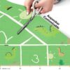 Spielmatte Teppich Läufer Flur Hüpfspiel Hüpfkästchen Spielteppich abwaschbar Himmel & Hölle 75x235cm