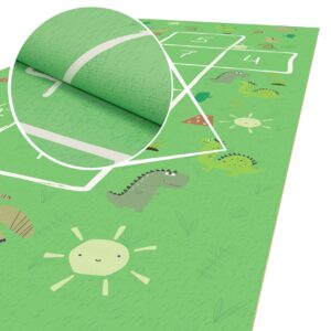 Spielmatte Teppich Läufer Flur Hüpfspiel Hüpfkästchen Spielteppich abwaschbar Briefhopse 75x194cm