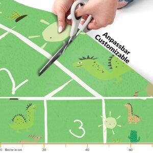 Spielmatte Teppich Läufer Flur Hüpfspiel Hüpfkästchen Spielteppich abwaschbar Briefhopse 75x194cm