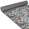 Teppichläufer Küchenläufer rutschfest abwischbar Teppich Steine Kieselstrand Mehrfarbig 65cm Breit – 100x65cm