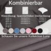 Bettbezug Bettdeckenbezug 100% Baumwolle Bettwäsche Bettdecke Grau