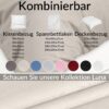 Bettbezug Bettdeckenbezug 100% Baumwolle Bettwäsche Bettdecke Beige