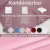 Bettbezug Bettdeckenbezug 100% Baumwolle Bettwäsche Bettdecke Rosa