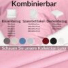 Bettbezug Bettdeckenbezug 100% Baumwolle Bettwäsche Bettdecke Rosa
