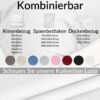 Bettbezug Bettdeckenbezug 100% Baumwolle Bettwäsche Bettdecke Weiß