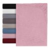Spannbettlaken Bettlaken Spannbetttuch Spannbetttücher 4 Größen Rosa