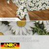 Wachstischdecke Wachstuch Tischdecke Wachstuch Meterware Tischdecke abwaschbar Gartentischdecke Kamillen