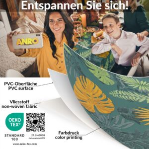 Wachstischdecke Wachstuch Tischdecke Wachstuch Meterware Tischdecke abwaschbar Gartentischdecke Jungle