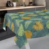 Wachstischdecke Wachstuch Tischdecke Wachstuch Meterware Tischdecke abwaschbar Gartentischdecke Jungle – 90x130cm, Schnittkante