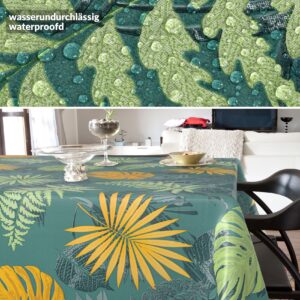 Wachstischdecke Wachstuch Tischdecke Wachstuch Meterware Tischdecke abwaschbar Gartentischdecke Jungle