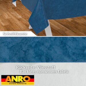 Wachstischdecke Wachstuch Tischdecke Wachstuch Meterware Tischdecke abwaschbar Gartentischdecke Marmor Blau