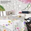 Wachstischdecke Wachstuch Tischdecke Wachstuch Meterware Tischdecke abwaschbar Gartentischdecke Postkarte
