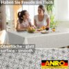 Wachstischdecke Wachstuch Tischdecke Wachstuch Meterware Tischdecke abwaschbar Gartentischdecke Italia Grau