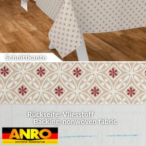 Wachstischdecke Wachstuch Tischdecke Wachstuch Meterware Tischdecke abwaschbar Gartentischdecke Italia Rot