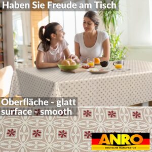 Wachstischdecke Wachstuch Tischdecke Wachstuch Meterware Tischdecke abwaschbar Gartentischdecke Italia Rot