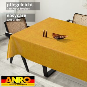 Wachstischdecke Wachstuch Tischdecke Wachstuch Meterware Tischdecke abwaschbar Gartentischdecke Marmor Orange