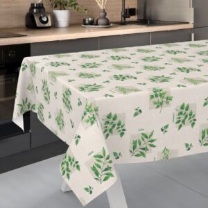 Wachstischdecke Wachstuch Tischdecke Wachstuch Meterware Tischdecke abwaschbar Gartentischdecke Kräuter