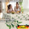 Wachstischdecke Wachstuch Tischdecke Wachstuch Meterware Tischdecke abwaschbar Gartentischdecke Kräuter