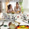 Wachstischdecke Wachstuch Tischdecke Wachstuch Meterware Tischdecke abwaschbar Gartentischdecke Eulen – 90x130cm, Schnittkante