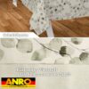 Wachstischdecke Wachstuch Tischdecke Wachstuch Meterware Tischdecke abwaschbar Gartentischdecke Eukalyptus Floral – 90x130cm, Schnittkante