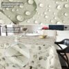 Wachstischdecke Wachstuch Tischdecke Wachstuch Meterware Tischdecke abwaschbar Gartentischdecke Eukalyptus Floral