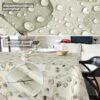 Wachstischdecke Wachstuch Tischdecke Wachstuch Meterware Tischdecke abwaschbar Gartentischdecke Eukalyptus Floral
