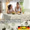 Wachstischdecke Wachstuch Tischdecke Wachstuch Meterware Tischdecke abwaschbar Gartentischdecke Eukalyptus Floral