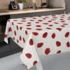 Wachstischdecke Wachstuch Tischdecke Wachstuch Meterware Tischdecke abwaschbar Gartentischdecke Mohnblume Floral