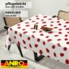 Wachstischdecke Wachstuch Tischdecke Wachstuch Meterware Tischdecke abwaschbar Gartentischdecke Mohnblume Floral
