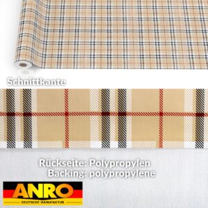 Wachstischdecke Wachstuch Tischdecke Wachstuch Meterware Tischdecke abwaschbar Gartentischdecke Motiv Schottland