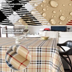 Wachstischdecke Wachstuch Tischdecke Wachstuch Meterware Tischdecke abwaschbar Gartentischdecke Motiv Schottland