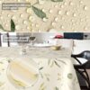 Wachstischdecke Wachstuch Tischdecke Wachstuch Meterware Tischdecke abwaschbar Gartentischdecke Floral Motiv Canada