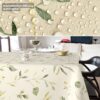 Wachstischdecke Wachstuch Tischdecke Wachstuch Meterware Tischdecke abwaschbar Gartentischdecke Floral Motiv Canada