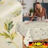 Wachstischdecke Wachstuch Tischdecke Wachstuch Meterware Tischdecke abwaschbar Gartentischdecke Floral Motiv Canada