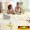 Wachstischdecke Wachstuch Tischdecke Wachstuch Meterware Tischdecke abwaschbar Gartentischdecke Floral Motiv Canada