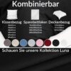 Bettbezug Bettdeckenbezug 100% Baumwolle Bettwäsche Bettdecke Schwarz