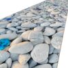 Küchenläufer PVC rutschfest abwaschbar Kieseloptik Mehrfarbig 50cm Breit – 100cm