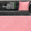 Kissenbezüge Leinenoptik Sofakissen Dekokissen 4 Größen mit & ohne Füllung Pink