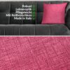 Kissenbezüge Leinenoptik Sofakissen Dekokissen 4 Größen mit & ohne Füllung Rosa