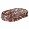 D0025D_51 Tischdecke Weihnachten Geschenk Weihnachtsman abwischbar Wachstuch Wachstuchtischdecke – Oval 180x140cm, Schnittkante